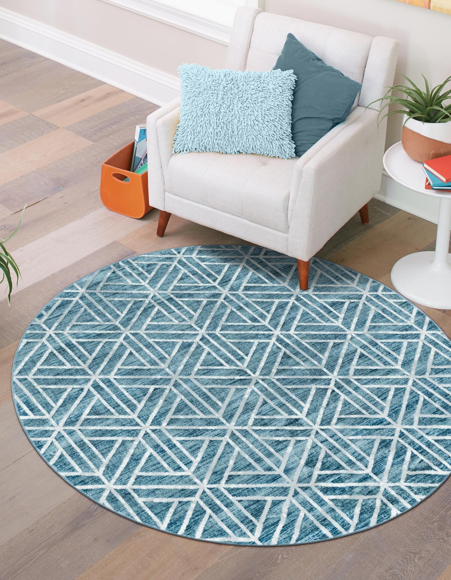 Garden Maze Retreat Collection Area Rug -  Topiarytrail