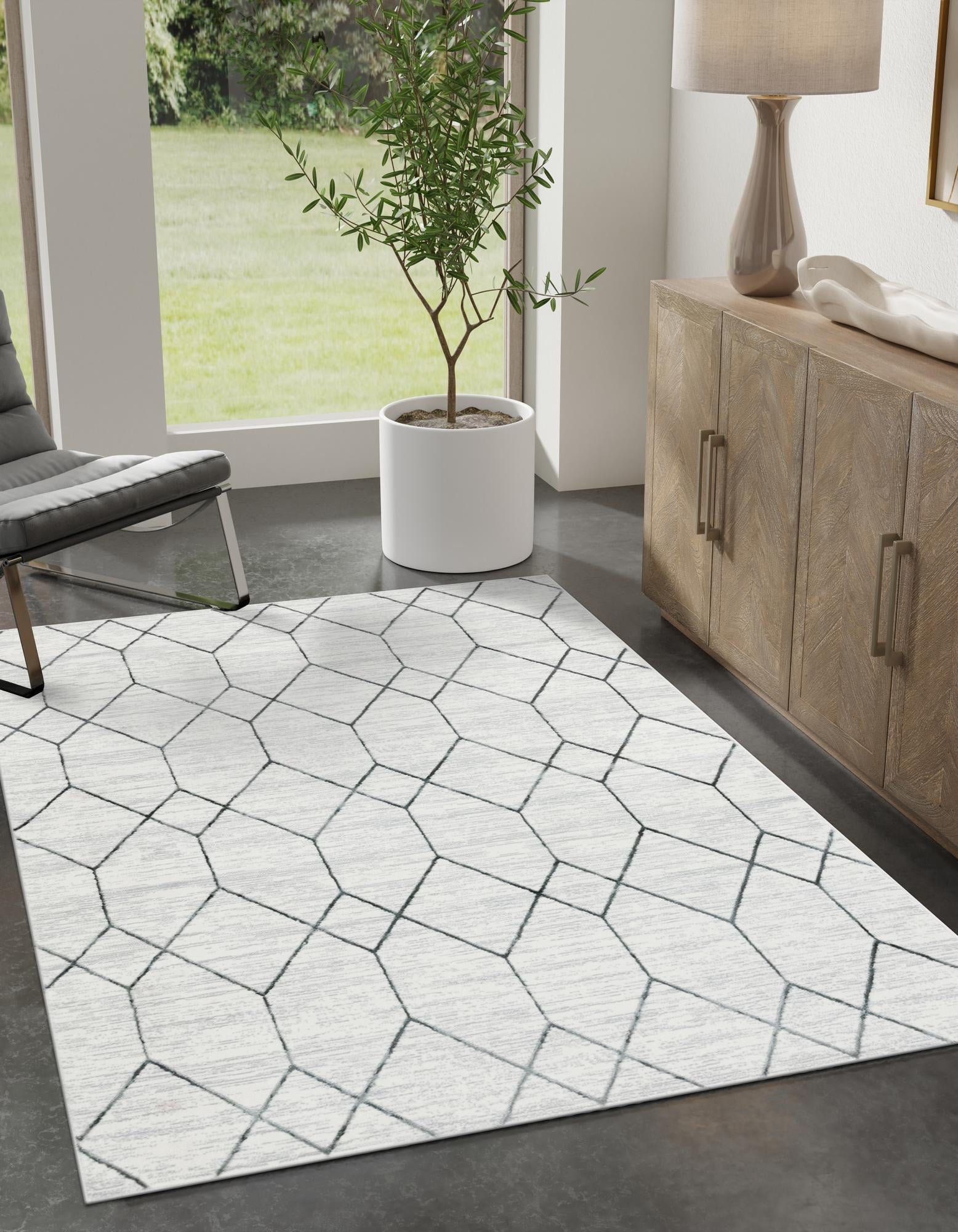 Garden Maze Retreat Collection Area Rug -  Greenbower