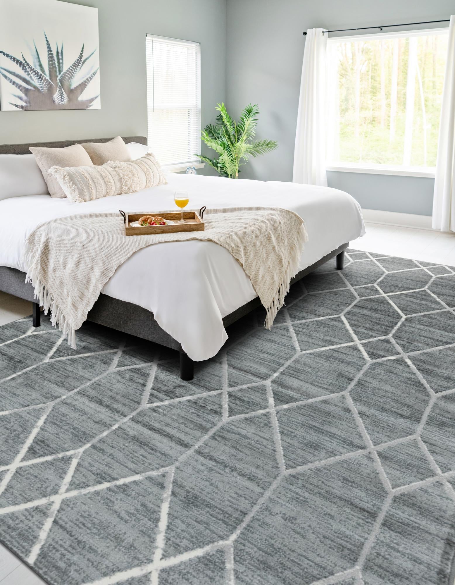 Garden Maze Retreat Collection Area Rug -  Greenbower