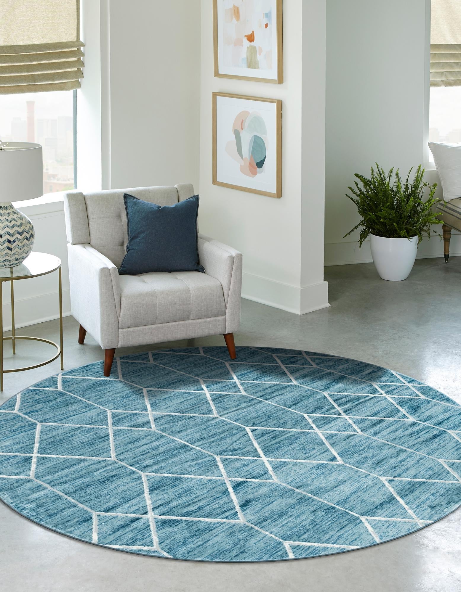 Garden Maze Retreat Collection Area Rug -  Greenbower