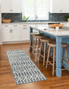 Garden Maze Retreat Collection Area Rug -  Mazeview Runner Gray  lifestyle 59