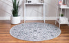 Copenhagen Comfort Collection Area Rug - Frederiksberg Round Gray  lifestyle 40