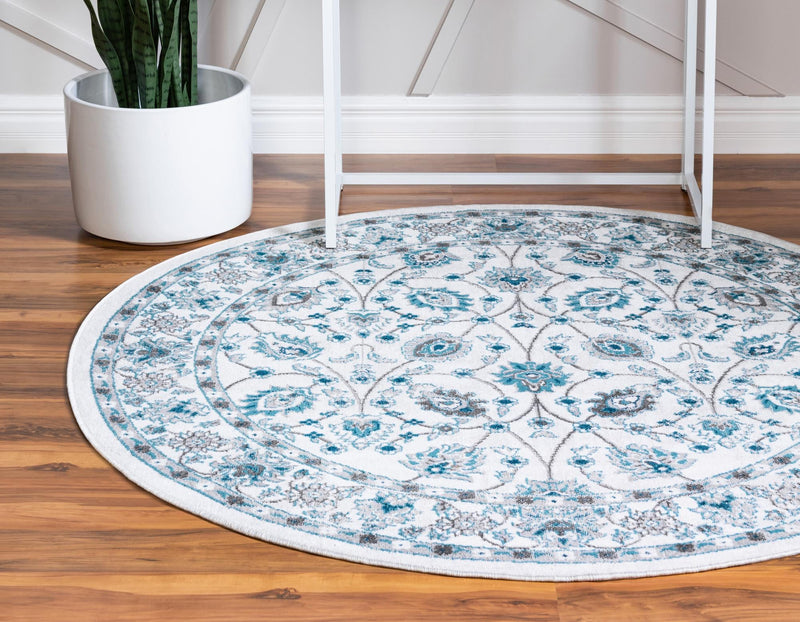 Copenhagen Comfort Collection Area Rug - Frederiksberg Round Ivory  lifestyle 34