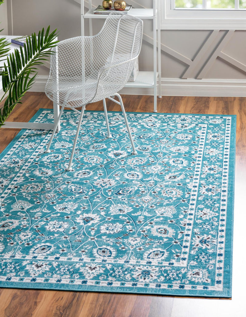 Copenhagen Comfort Collection Area Rug - Frederiksberg Rectangle Blue  lifestyle 6