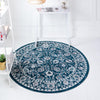 Copenhagen Comfort Collection Area Rug - Frederiksberg Round Blue  lifestyle 48