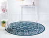 Copenhagen Comfort Collection Area Rug - Frederiksberg Round Blue  lifestyle 60