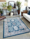 Copenhagen Comfort Collection Area Rug -  Sønderborg Rectangle Blue  lifestyle 4