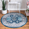 Copenhagen Comfort Collection Area Rug -  Sønderborg Round Blue  lifestyle 28