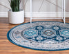 Copenhagen Comfort Collection Area Rug -  Sønderborg Round Blue  lifestyle 33