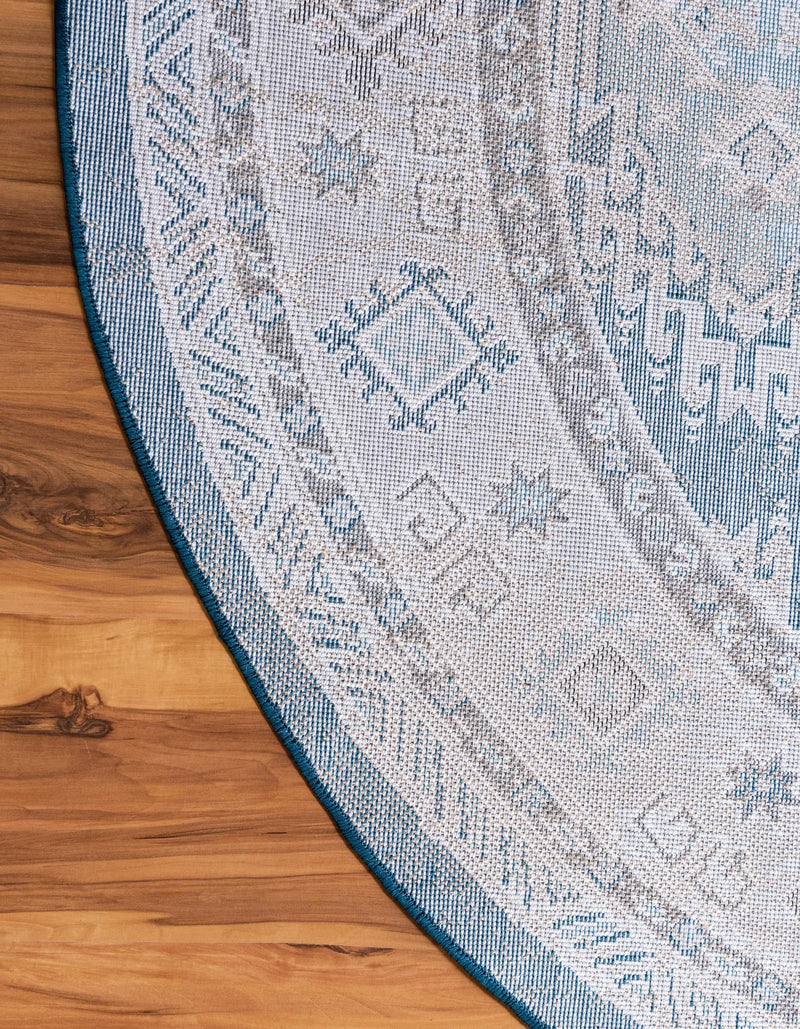 Copenhagen Comfort Collection Area Rug -  Sønderborg Round Blue  lifestyle 55