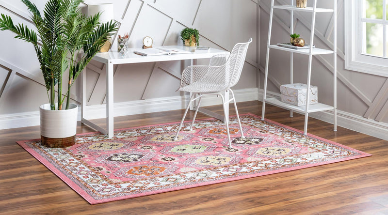 Copenhagen Comfort Collection Area Rug -  Sønderborg Rectangle Rose  lifestyle 3