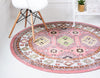 Copenhagen Comfort Collection Area Rug -  Sønderborg Round Rose  lifestyle 24