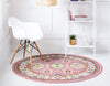 Copenhagen Comfort Collection Area Rug -  Sønderborg Round Rose  lifestyle 28