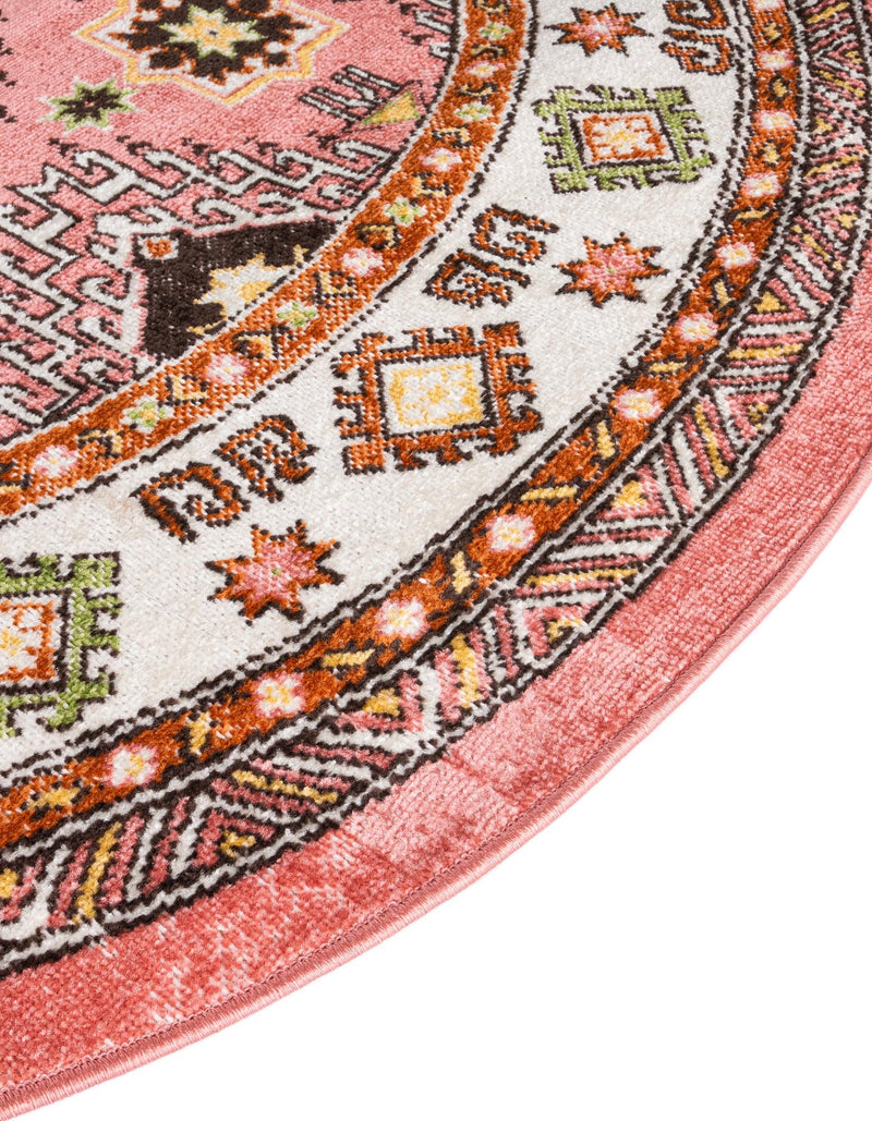 Copenhagen Comfort Collection Area Rug -  Sønderborg Round Rose  lifestyle 40