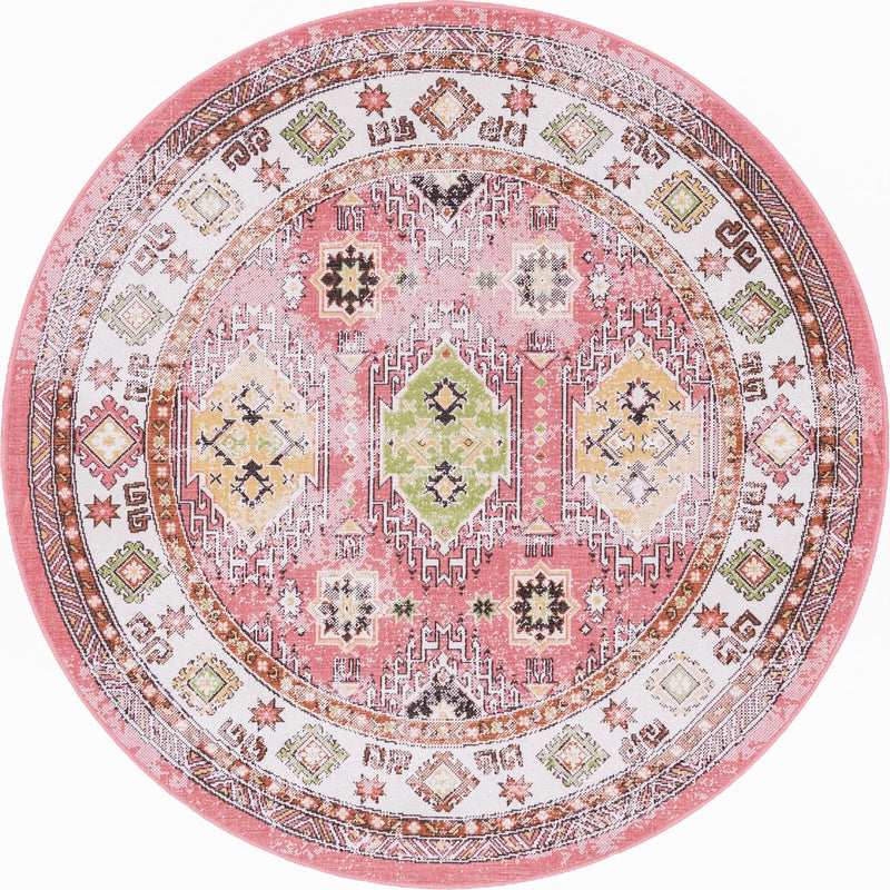 Copenhagen Comfort Collection Area Rug -  Sønderborg Round Rose  lifestyle 16