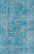 Geneva Terrace Collection Area Rug -  Lausanne Rectangle Blue  lifestyle 3