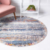 Santa Monica Sands Collection Area Rug -  Palisades Round Multi  lifestyle 25