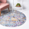 Santa Monica Sands Collection Area Rug -  Marina Round Multi  lifestyle 15