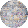 Santa Monica Sands Collection Area Rug -  Marina Round Multi  lifestyle 9