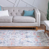 Prague Tapestry Collection Area Rug -  Moravia Rectangle Ivory  lifestyle 7