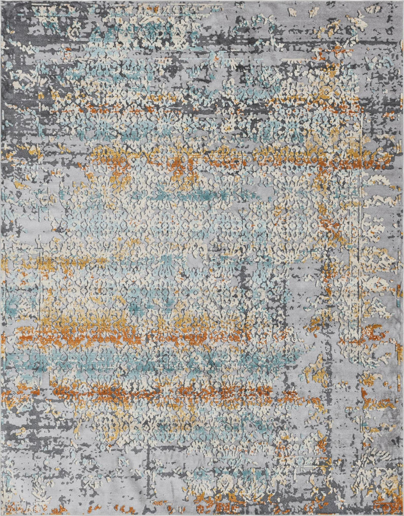 Prague Tapestry Collection Area Rug -  Hradcany Rectangle Gray Main