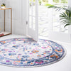 Prague Tapestry Collection Area Rug -  Vysehrad Round Ivory  lifestyle 21