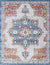 Prague Tapestry Collection Area Rug -  Olomouc Rectangle Blue Main