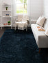 Eternal Plush Oasis Collection Area Rug -  Tranquility (Cobalt)