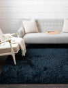 Eternal Plush Oasis Collection Area Rug -  Tranquility (Cobalt) Rectangle Cobalt  lifestyle 5