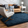 Eternal Plush Oasis Collection Area Rug -  Tranquility (Cobalt) Square Cobalt  lifestyle 11