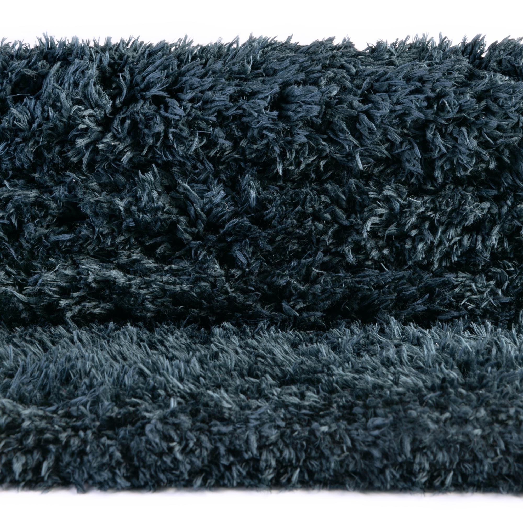 Eternal Plush Oasis Collection Area Rug -  Tranquility (Cobalt)