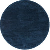 Eternal Plush Oasis Collection Area Rug -  Tranquility (Cobalt) Round Cobalt  lifestyle 3