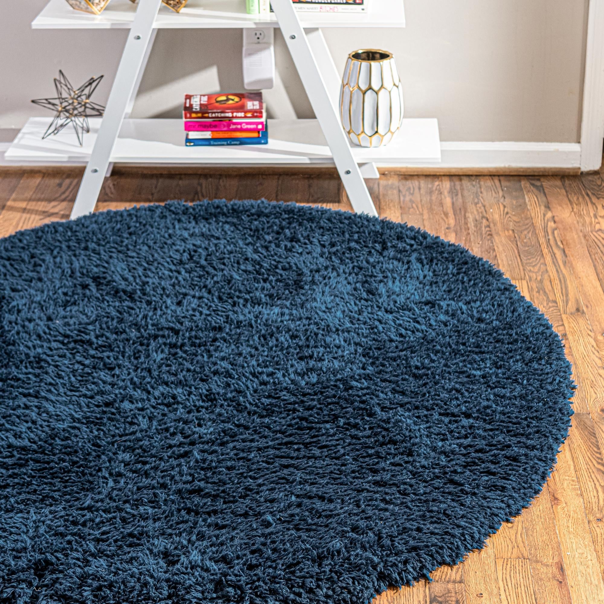 Eternal Plush Oasis Collection Area Rug -  Tranquility (Cobalt)