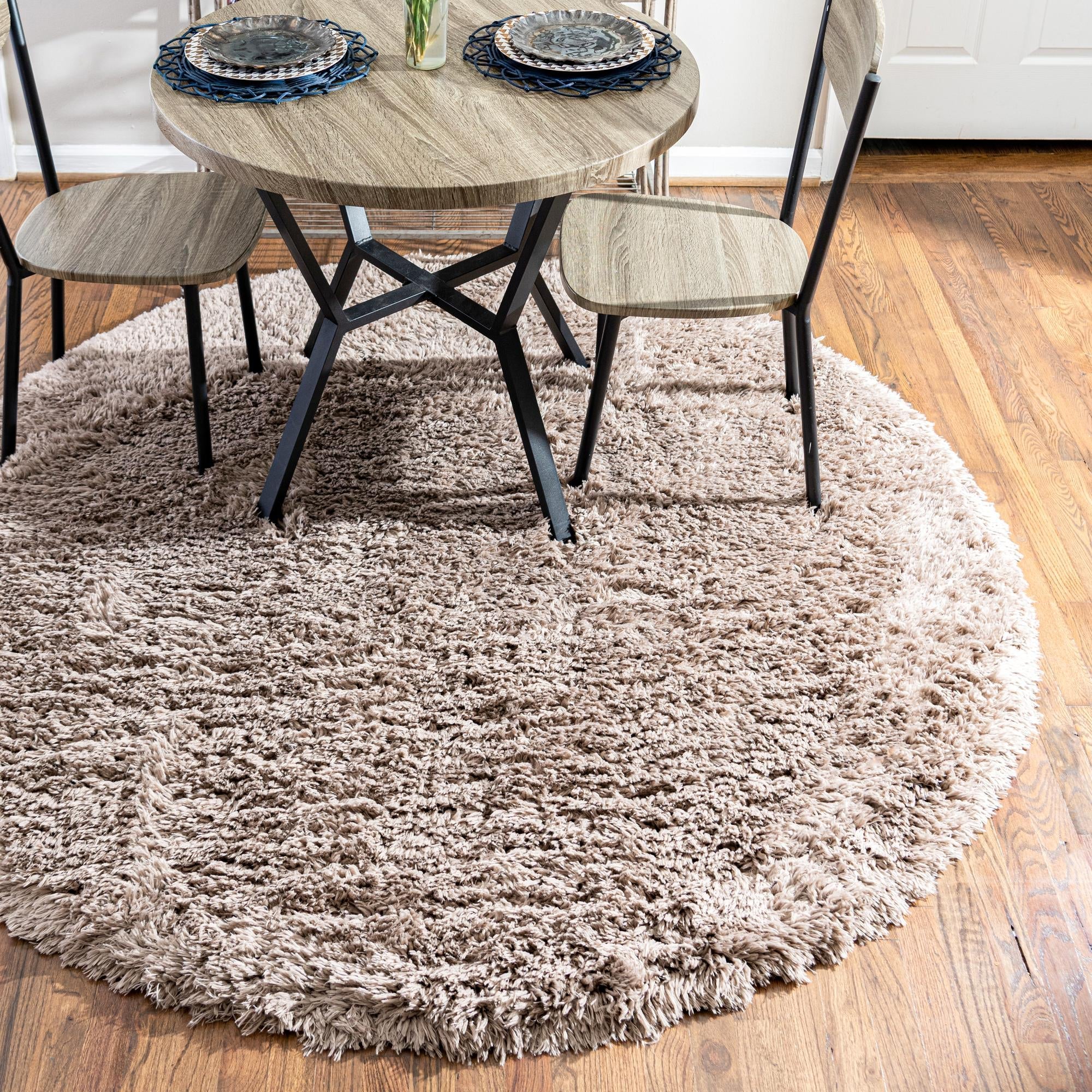 Eternal Plush Oasis Collection Area Rug -  Tranquility (Khaki)