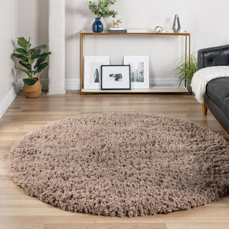 Eternal Plush Oasis Collection Area Rug -  Tranquility (Khaki)