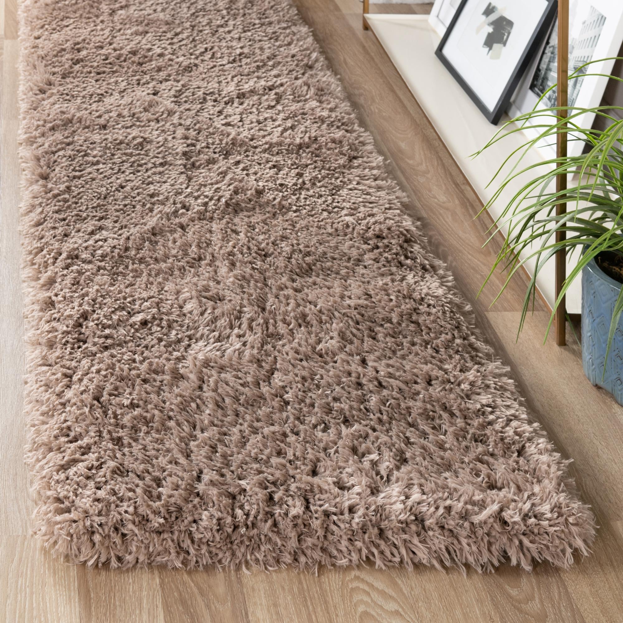 Eternal Plush Oasis Collection Area Rug -  Tranquility (Khaki)