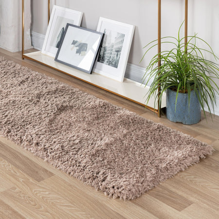 Eternal Plush Oasis Collection Area Rug -  Tranquility (Khaki)