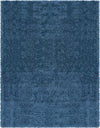 Eternal Plush Oasis Collection Area Rug -  Tranquility (Aegean Blue) Rectangle Aegean Blue Main