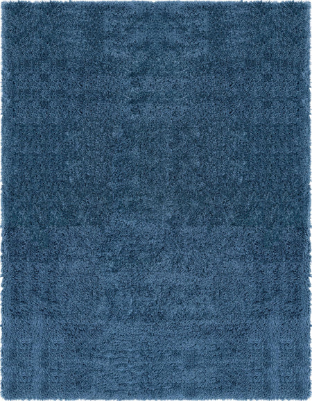 Eternal Plush Oasis Collection Area Rug -  Tranquility (Aegean Blue)