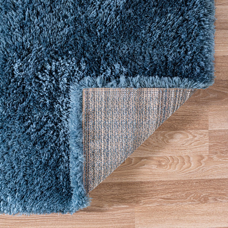 Eternal Plush Oasis Collection Area Rug -  Tranquility (Aegean Blue) Rectangle Aegean Blue  lifestyle 7