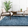 Eternal Plush Oasis Collection Area Rug -  Tranquility (Aegean Blue) Square Aegean Blue  lifestyle 21