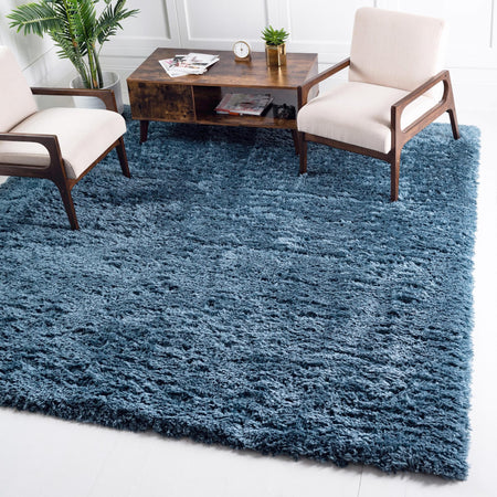 Eternal Plush Oasis Collection Area Rug -  Tranquility (Aegean Blue)