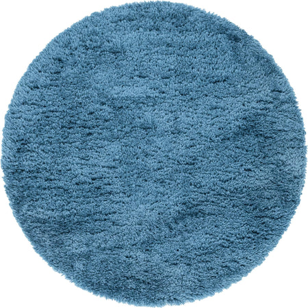 Eternal Plush Oasis Collection Area Rug -  Tranquility (Aegean Blue)