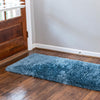 Eternal Plush Oasis Collection Area Rug -  Tranquility (Aegean Blue) Runner Aegean Blue  lifestyle 26