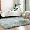 Eternal Plush Oasis Collection Area Rug -  Tranquility (Slate Blue) Square Slate Blue  lifestyle 12