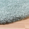 Eternal Plush Oasis Collection Area Rug -  Tranquility (Slate Blue) Round Slate Blue  lifestyle 16