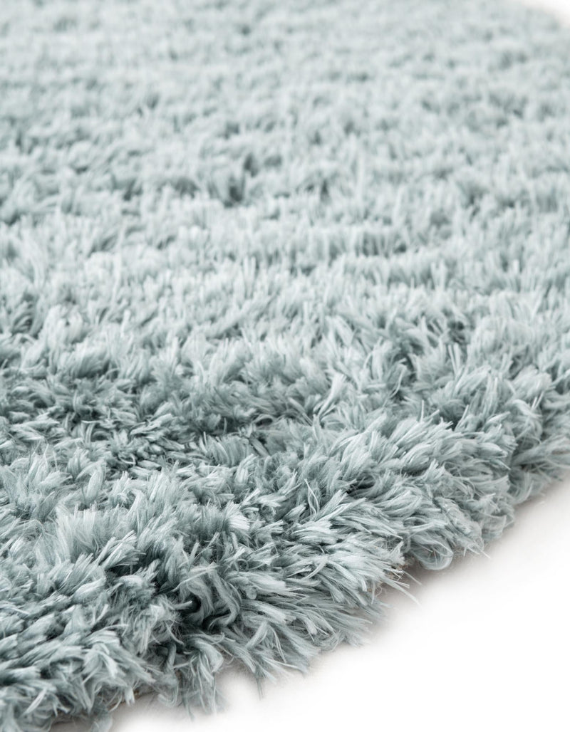 Eternal Plush Oasis Collection Area Rug -  Tranquility (Slate Blue) Round Slate Blue  lifestyle 27