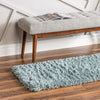 Eternal Plush Oasis Collection Area Rug -  Tranquility (Slate Blue) Runner Slate Blue  lifestyle 11