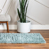 Eternal Plush Oasis Collection Area Rug -  Tranquility (Slate Blue) Runner Slate Blue  lifestyle 14