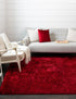 Eternal Plush Oasis Collection Area Rug -  Tranquility (Merlot)